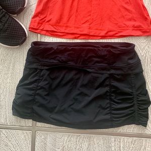 🔥 Black Lululemon Tennis Skirt
